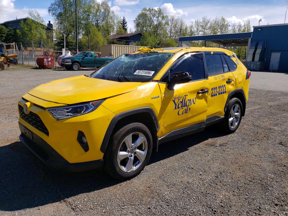 Auction sale of the 2021 Toyota Rav4 Hybrid, vin: 2T3B6RFV3MW021392, lot number: 55731696