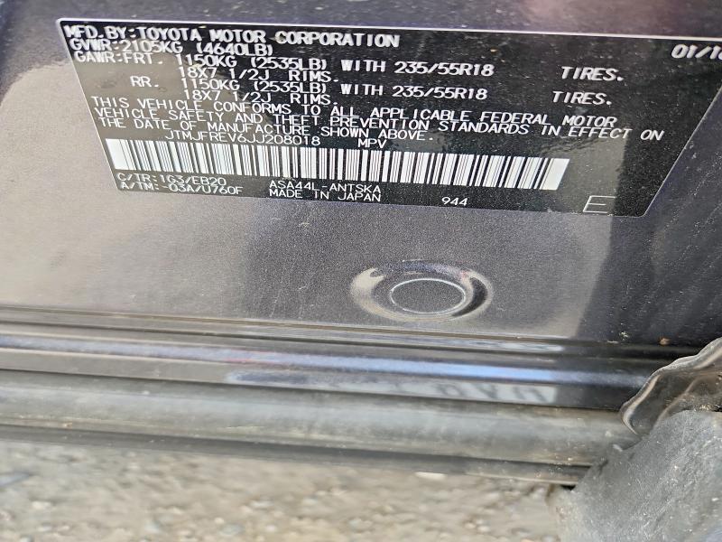 Продажа на аукционе авто 2018 Toyota Rav4, vin: JTMJFREV6JJ208018, номер лота: 54337156