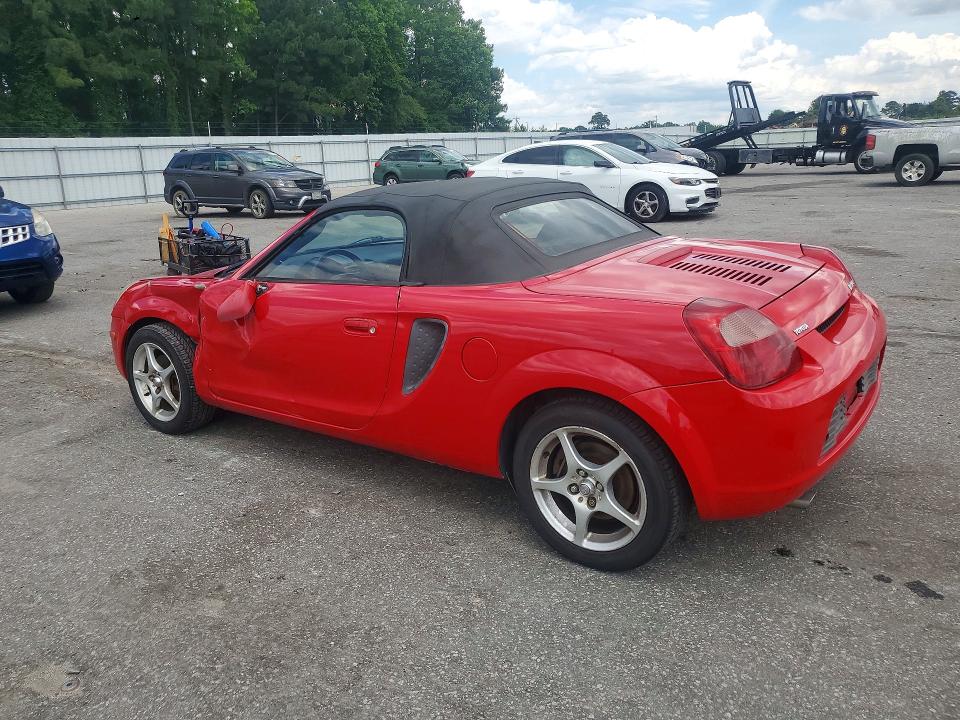 2002 Toyota Mr2 მანქანა იყიდება აუქციონზე, vin: JTDFR320720050248, აუქციონის ნომერი: 54925846