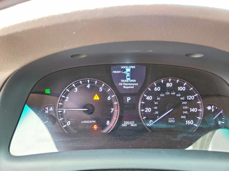 52189266 :رقم المزاد ، JTHBL46F785060535 vin ، 2008 Lexus Ls مزاد بيع