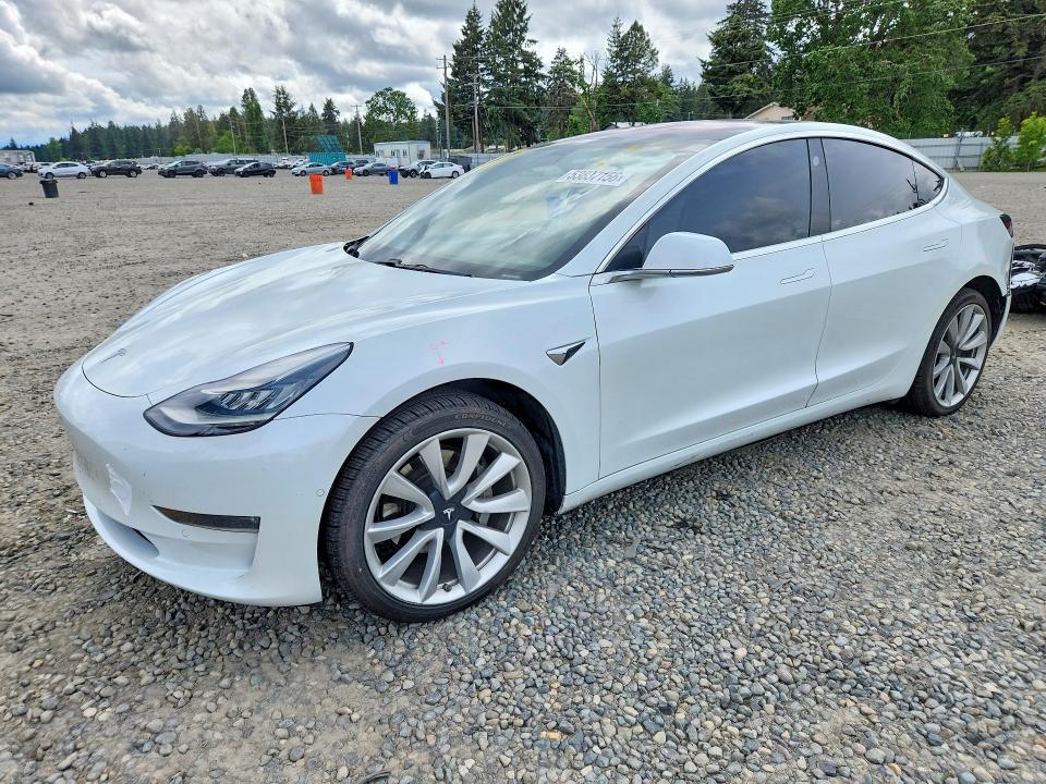 2018 Tesla Model 3 მანქანა იყიდება აუქციონზე, vin: 5YJ3E1EA2JF164584, აუქციონის ნომერი: 53837156
