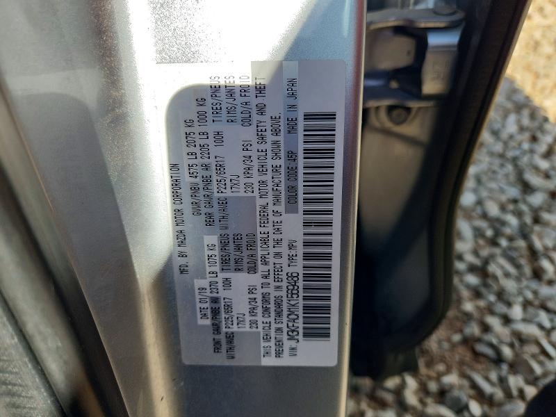 52455846 :رقم المزاد ، JM3KFACM1K1569486 vin ، 2019 Mazda Cx-5 مزاد بيع
