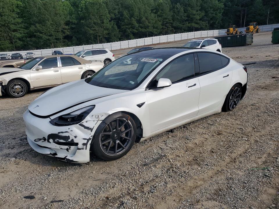 Auction sale of the 2022 Tesla Model 3, vin: 5YJ3E1EB7NF328670, lot number: 55183546