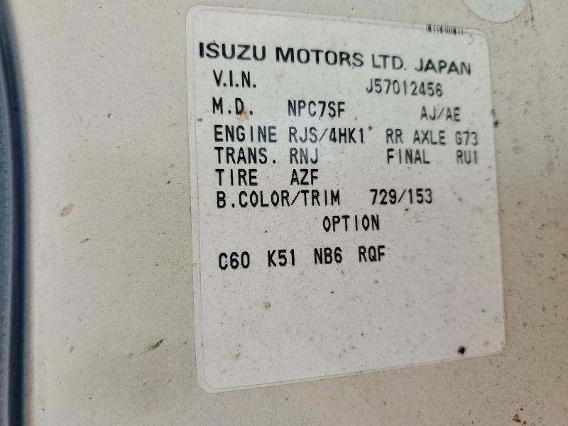 Продажа на аукционе авто 2005 Isuzu Npr, vin: JALB4B16157012456, номер лота: 53113646