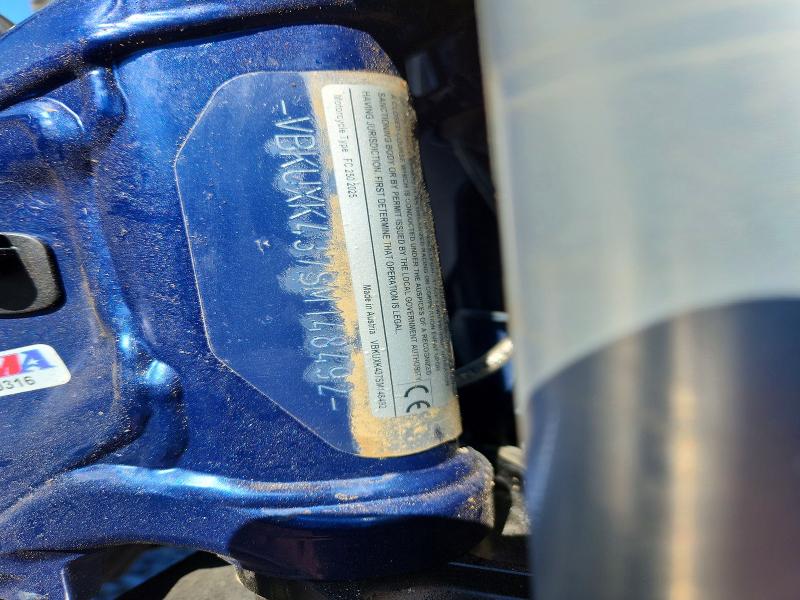Продаж на аукціоні авто 2025 Husqvarna Fc250, vin: VBKUXK437SM148492, номер лоту: 53744036