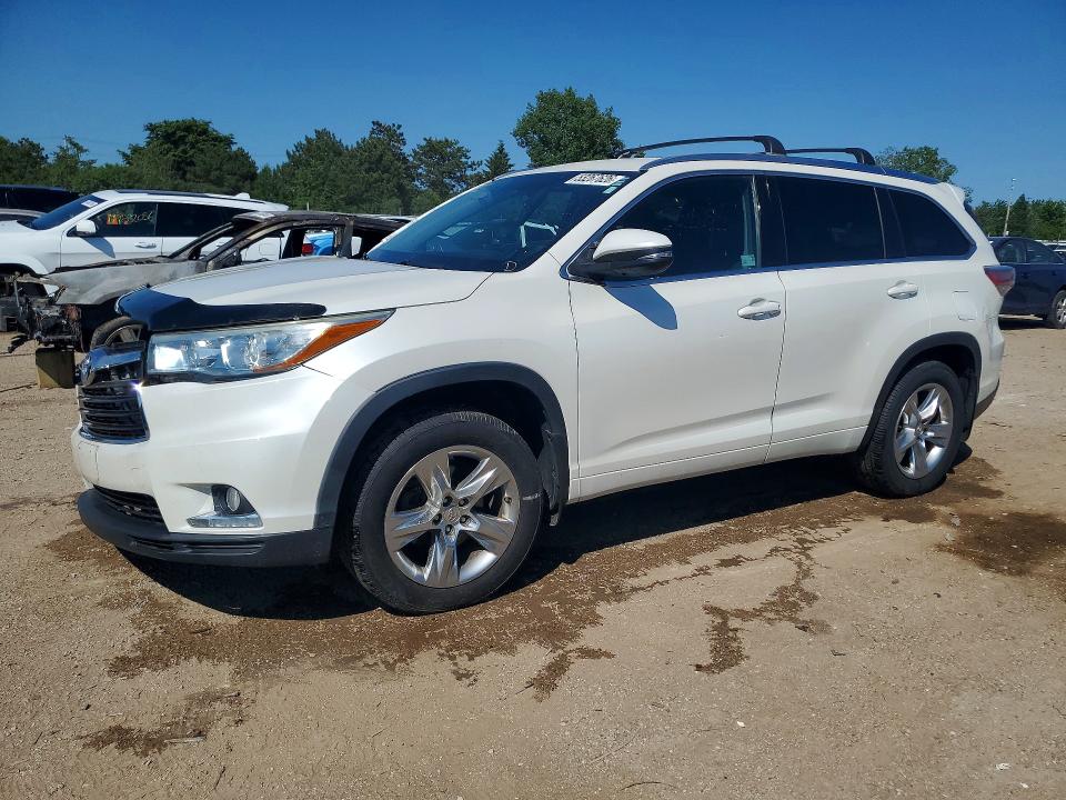 Auction sale of the 2014 Toyota Highlander, vin: 5TDDKRFH8ES031787, lot number: 53267626