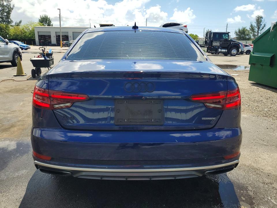 2019 Audi A4 მანქანა იყიდება აუქციონზე, vin: WAUENAF42KA114101, აუქციონის ნომერი: 54179396