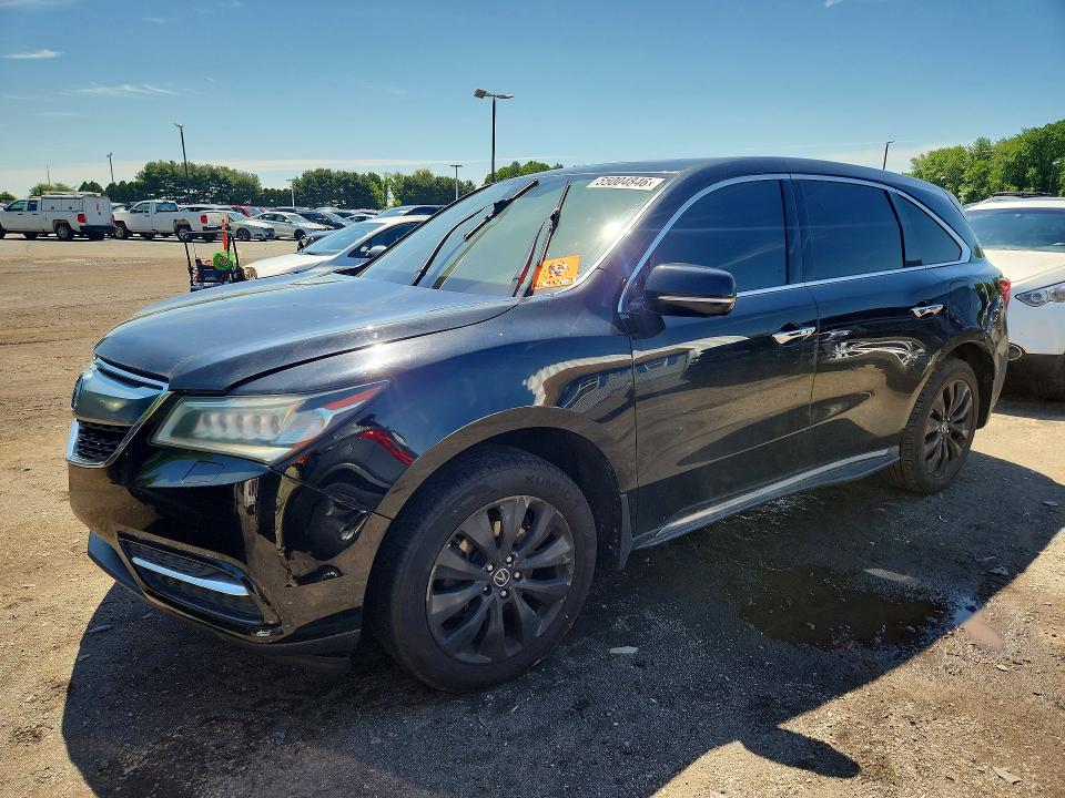 Auction sale of the 2016 Acura Mdx, vin: 5FRYD4H48GB504151, lot number: 55004846