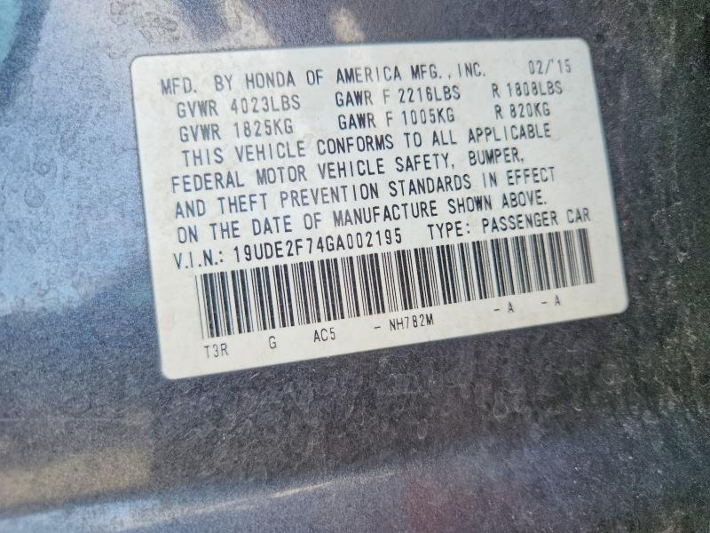 Продажа на аукционе авто 2016 Acura Ilx, vin: 19UDE2F74GA002195, номер лота: 54336126