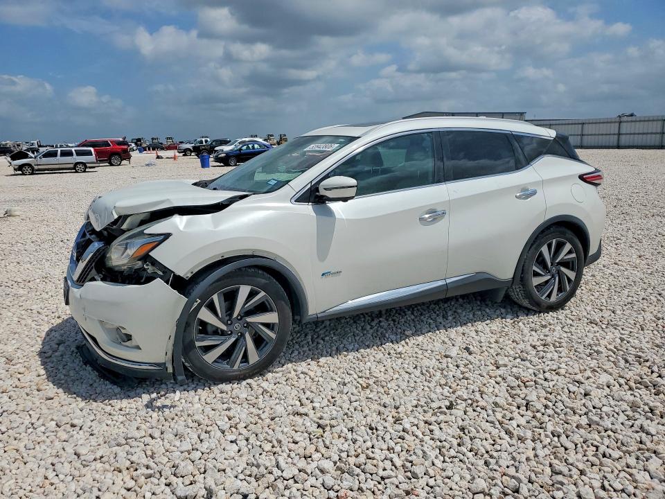 53943806 :رقم المزاد ، 5N1CZ2MH9GN150793 vin ، 2016 Nissan Murano Hybrid مزاد بيع
