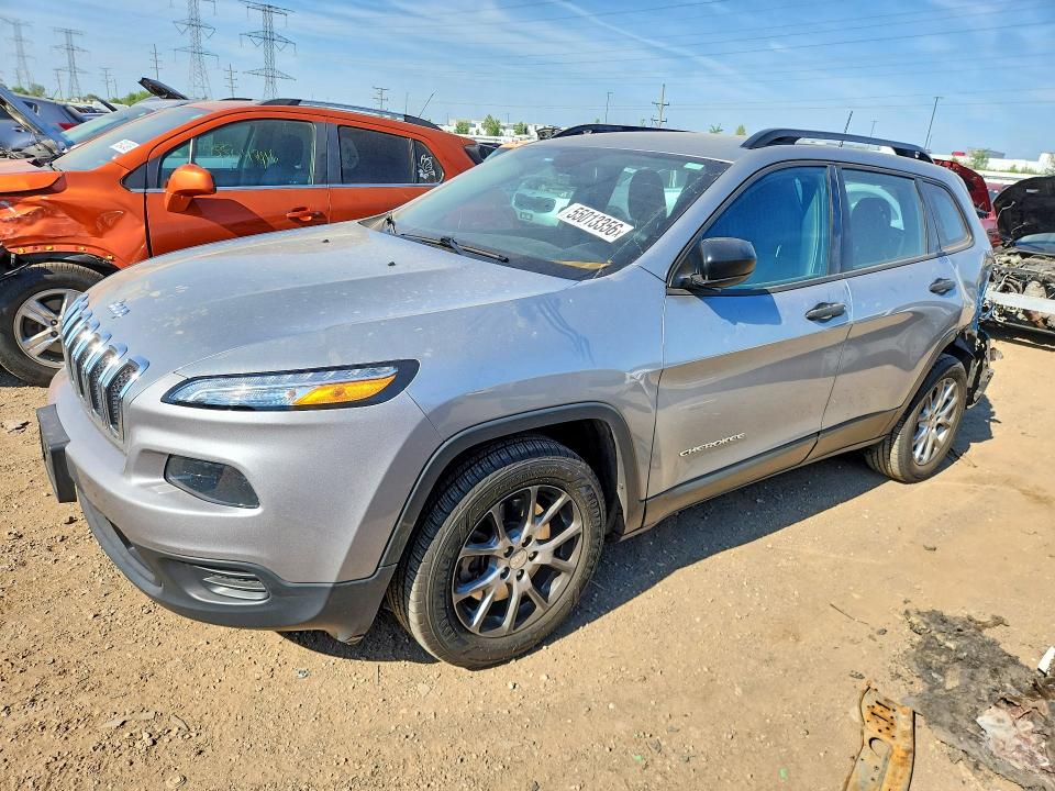 Auction sale of the 2016 Jeep Cherokee, vin: 1C4PJLABXGW137631, lot number: 55013356
