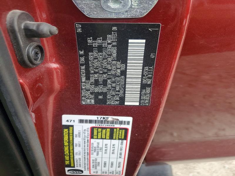 Продажа на аукционе авто 2007 Toyota Tundra, vin: 5TFRV54127X008594, номер лота: 52869556