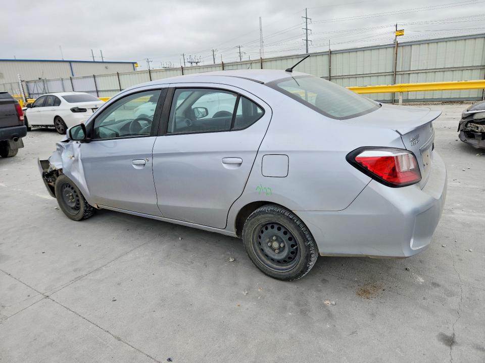 2022 Mitsubishi Mirage მანქანა იყიდება აუქციონზე, vin: ML32FUFJ7NHF02517, აუქციონის ნომერი: 53978926