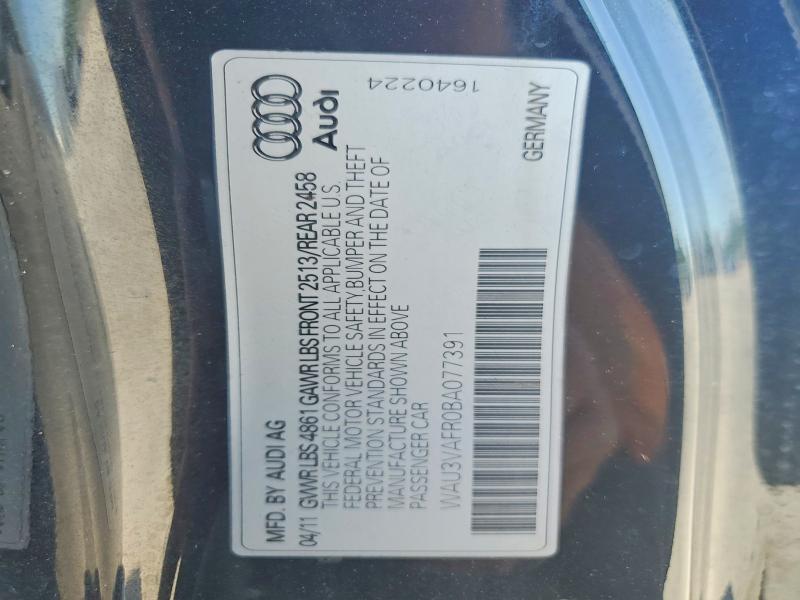 Продажа на аукционе авто 2011 Audi S5, vin: WAU3VAFR0BA077391, номер лота: 53418826