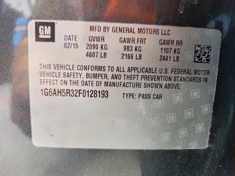 Продажа на аукционе авто 2015 Cadillac Ats, vin: 1G6AH5R32F0128193, номер лота: 53212876