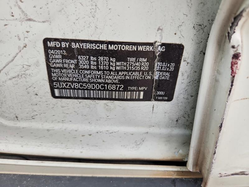 Продаж на аукціоні авто 2013 Bmw X5, vin: 5UXZV8C59D0C16872, номер лоту: 53895666