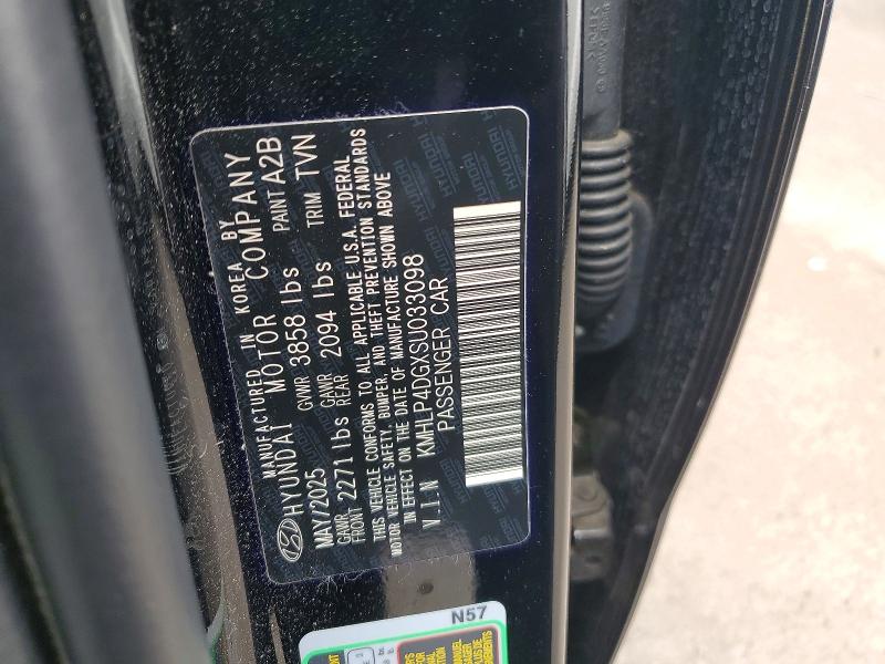 Продажа на аукционе авто 2025 Hyundai Elantra, vin: KMHLP4DGXSU033098, номер лота: 53101056