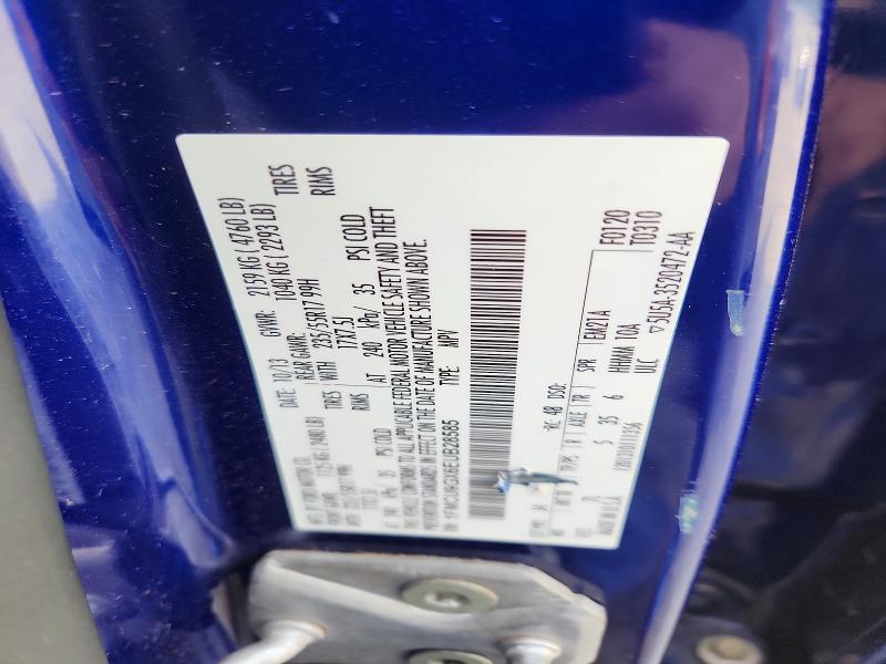 2014 Ford Escape მანქანა იყიდება აუქციონზე, vin: 1FMCU9GX6EUB28585, აუქციონის ნომერი: 53020156