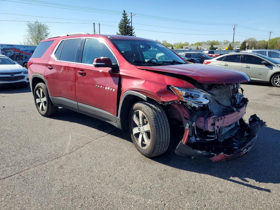 52808176 :رقم المزاد ، 1GNEVHKW6LJ123394 vin ، 2020 Chevrolet Traverse مزاد بيع