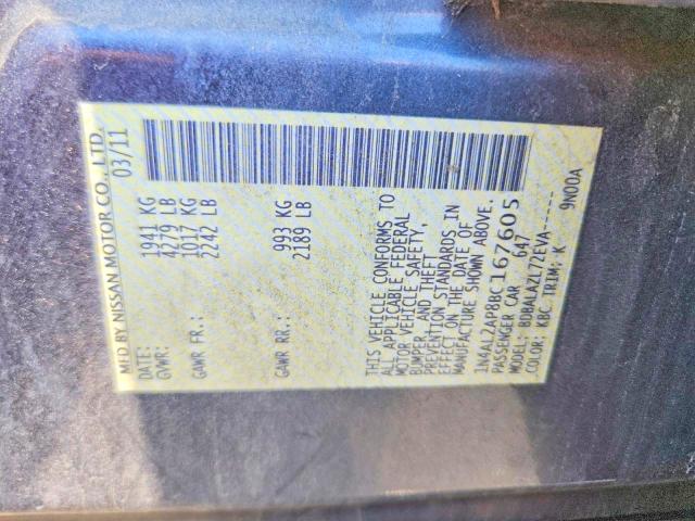 Продаж на аукціоні авто 2011 Nissan Altima, vin: 1N4AL2AP8BC167605, номер лоту: 53931636