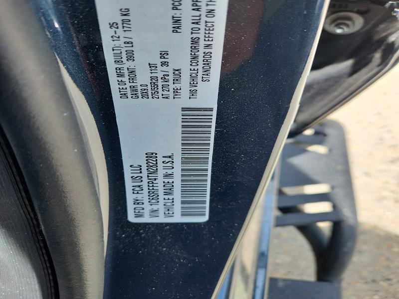 Продаж на аукціоні авто 2026 Ram 1500, vin: 1C6SRFFP4TN282289, номер лоту: 52245746