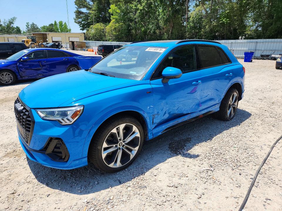 2021 Audi Q3 მანქანა იყიდება აუქციონზე, vin: WA1EECF37M1074858, აუქციონის ნომერი: 53730876