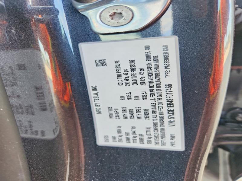 Продаж на аукціоні авто 2025 Tesla Model 3, vin: 5YJ3E1EB4SF017466, номер лоту: 53705596