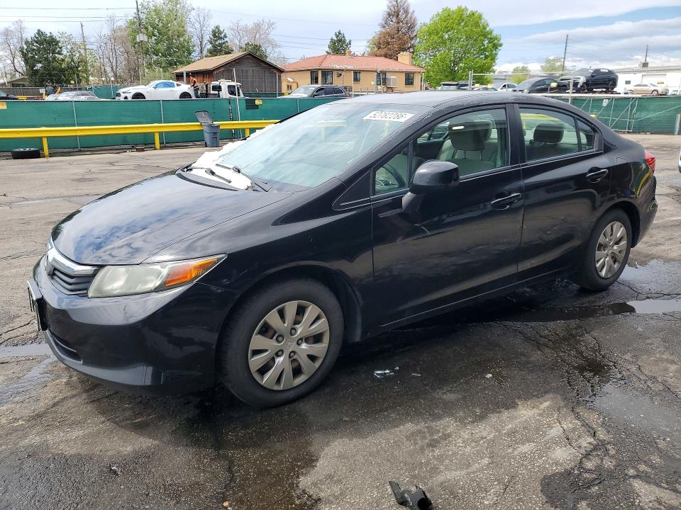 Продажа на аукционе авто 2012 Honda Civic, vin: 2HGFB2F59CH335083, номер лота: 52782286