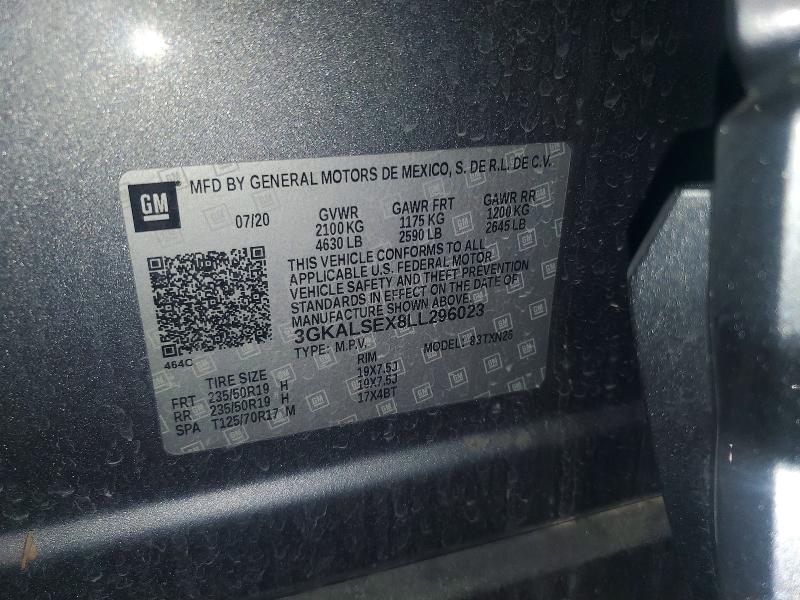 Продажа на аукционе авто 2020 Gmc Terrain, vin: 3GKALSEX8LL296023, номер лота: 54725906