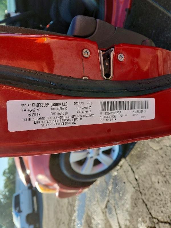 53055726 :رقم المزاد ، 1B3CB4HA5AD590817 vin ، 2010 Dodge Caliber مزاد بيع