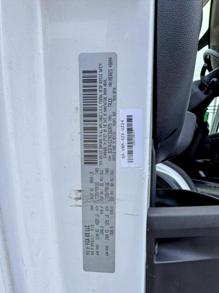 2019 Ram Promaster 2500 მანქანა იყიდება აუქციონზე, vin: 3C6TRVCG7KE562875, აუქციონის ნომერი: 52428476