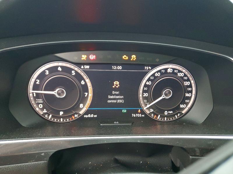 2019 Volkswagen Tiguan მანქანა იყიდება აუქციონზე, vin: 3VV4B7AX6KM026832, აუქციონის ნომერი: 52266476