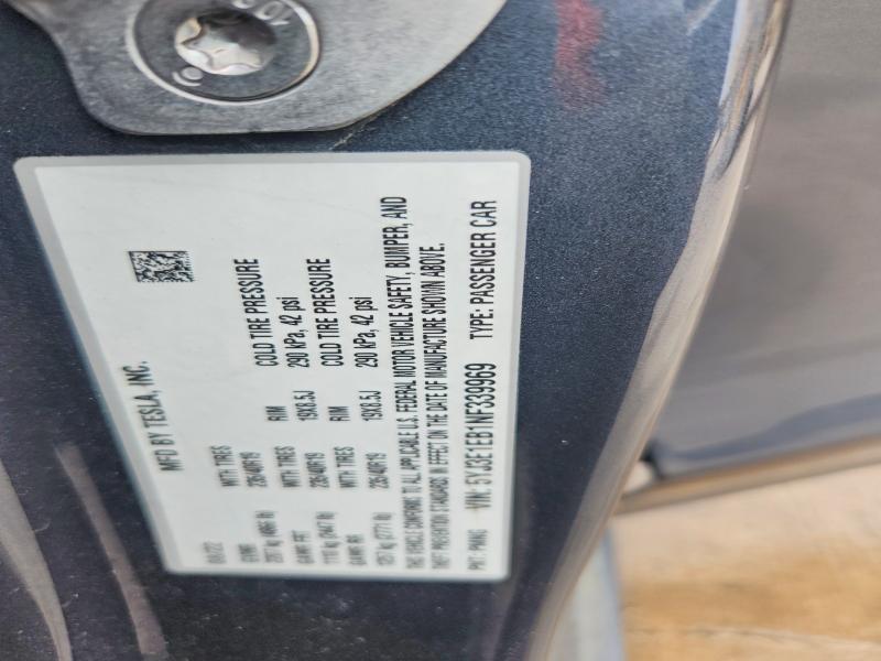 Aukcja sprzedaży 2022 Tesla Model 3, vin: 5YJ3E1EB1NF339969, numer aukcji: 53474076