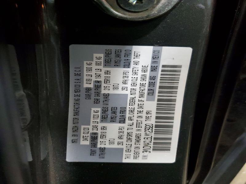 54309166 :رقم المزاد ، 3MVDMACL6LM123920 vin ، 2020 Mazda Cx-30 مزاد بيع