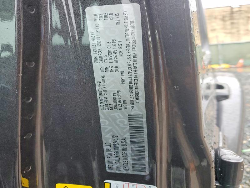 Продажа на аукционе авто 2021 Jeep Wrangler Unlimited, vin: 1C4JJXR64MW824572, номер лота: 54487986