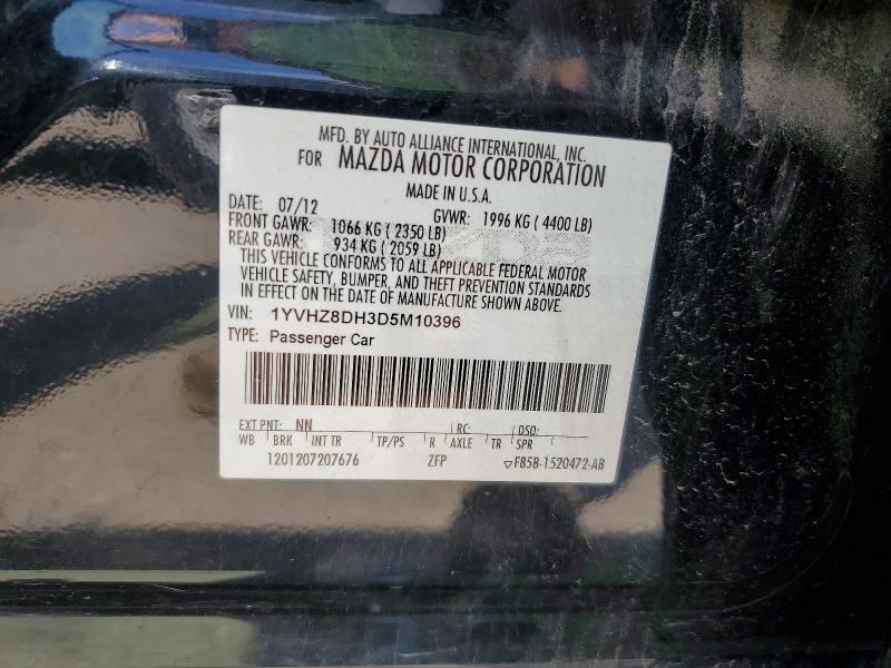 Aukcja sprzedaży 2013 Mazda 6, vin: 1YVHZ8DH3D5M10396, numer aukcji: 53211446