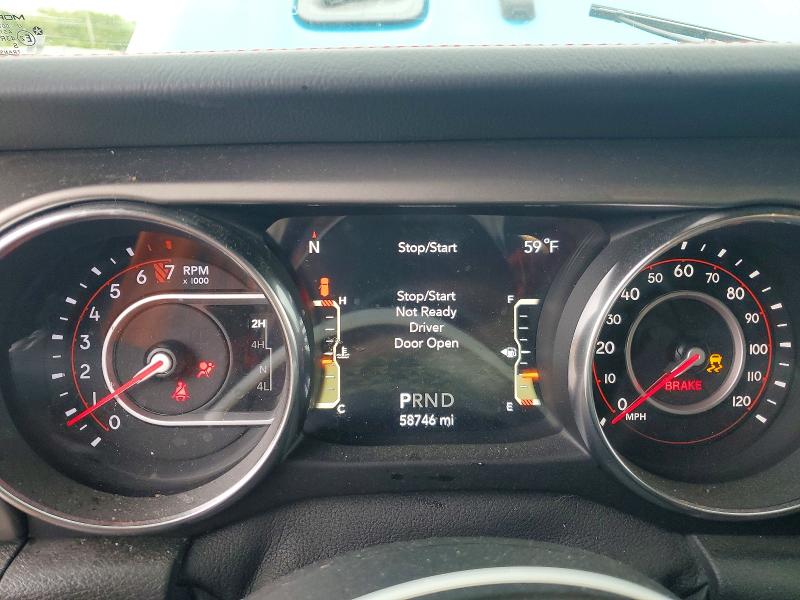 54597326 :رقم المزاد ، 1C4HJXFG2KW631202 vin ، 2019 Jeep Wrangler Unlimited مزاد بيع