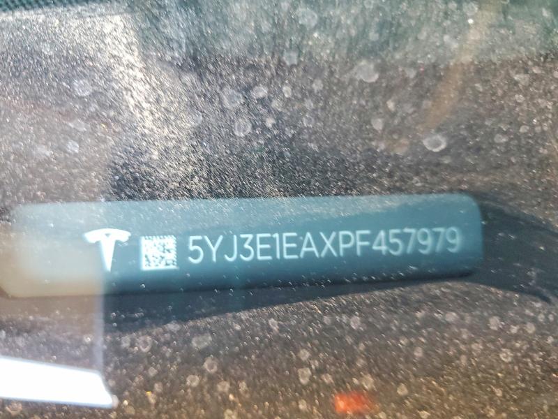 2023 Tesla Model 3 მანქანა იყიდება აუქციონზე, vin: 5YJ3E1EAXPF457979, აუქციონის ნომერი: 55233876