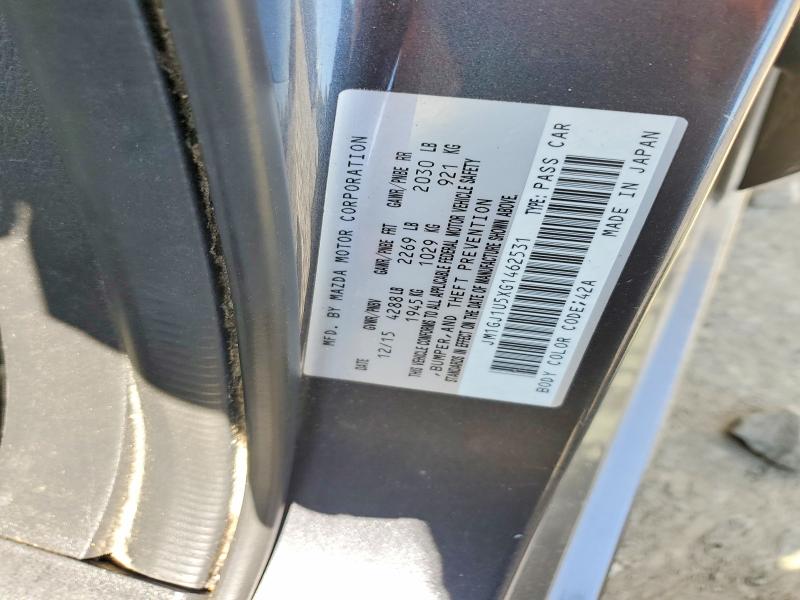 Aukcja sprzedaży 2016 Mazda 6, vin: JM1GJ1U5XG1462531, numer aukcji: 54067886