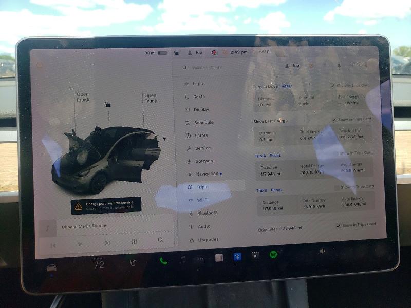 2021 Tesla Model Y მანქანა იყიდება აუქციონზე, vin: 5YJYGDEE3MF199305, აუქციონის ნომერი: 53006136
