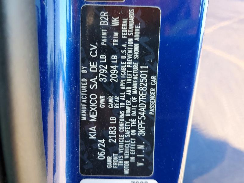 Продажа на аукционе авто 2024 Kia Forte, vin: 3KPF54AD7RE825011, номер лота: 53611146
