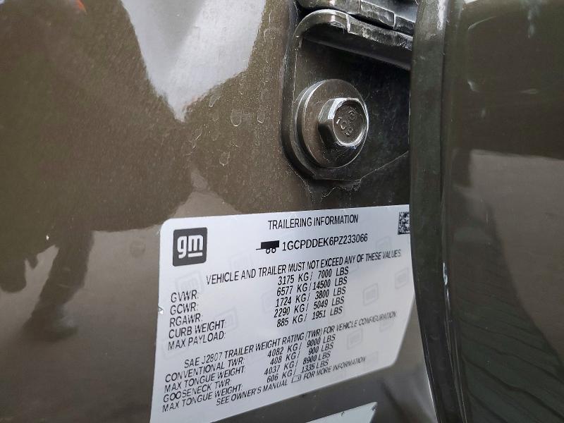 Продаж на аукціоні авто 2023 Chevrolet Silverado, vin: 1GCPDDEK6PZ233066, номер лоту: 54910976