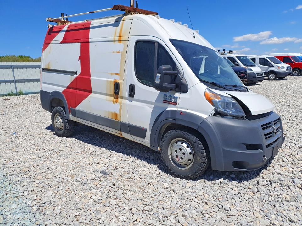 52932956 :رقم المزاد ، 3C6TRVBG0HE551629 vin ، 2017 Ram Promaster 1500 مزاد بيع