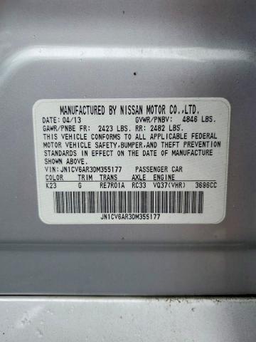 Auction sale of the 2013 Infiniti G37 Sedan, vin: JN1CV6AR3DM355177, lot number: 52859456