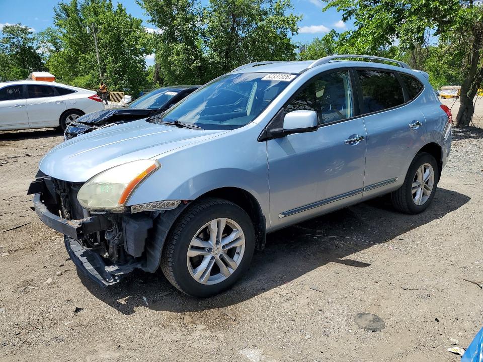 53337326 :رقم المزاد ، JN8AS5MV1DW115344 vin ، 2013 Nissan Rogue مزاد بيع
