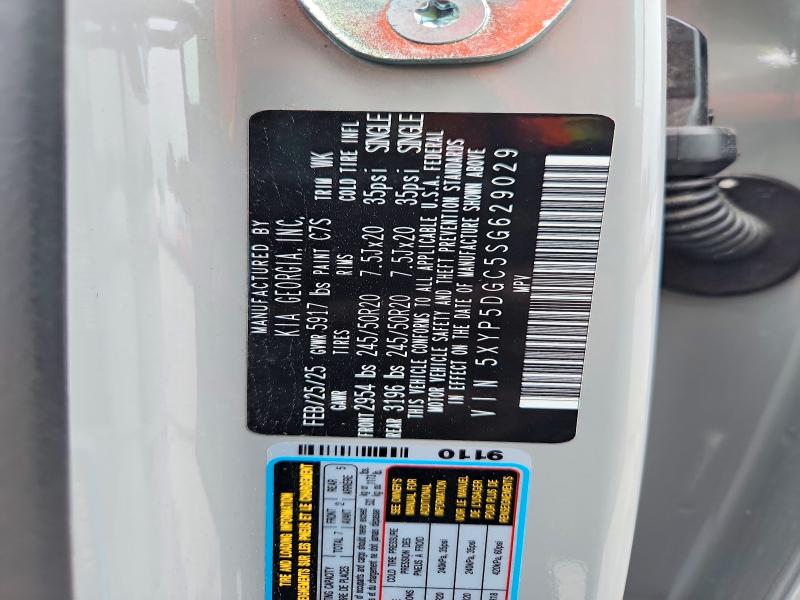 Продажа на аукционе авто 2025 Kia Telluride, vin: 5XYP5DGC5SG629029, номер лота: 54496696
