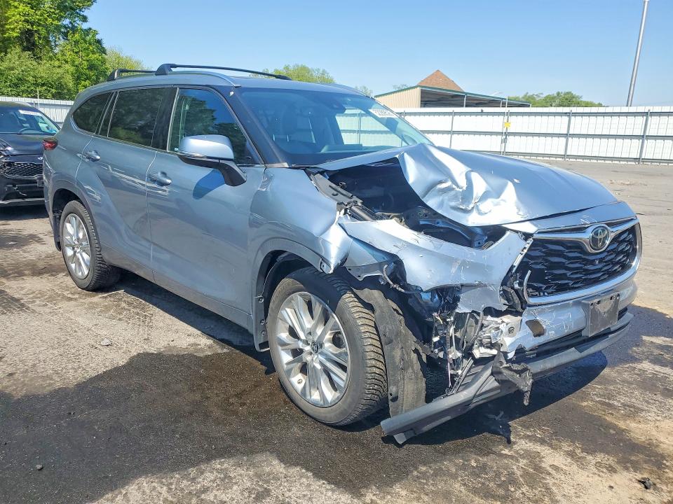 2021 Toyota Highlander მანქანა იყიდება აუქციონზე, vin: 5TDDZRBH8MS090421, აუქციონის ნომერი: 52289526
