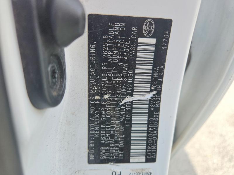 52404026 :رقم المزاد ، 4T1BF1FK4EU421060 vin ، 2014 Toyota Camry مزاد بيع