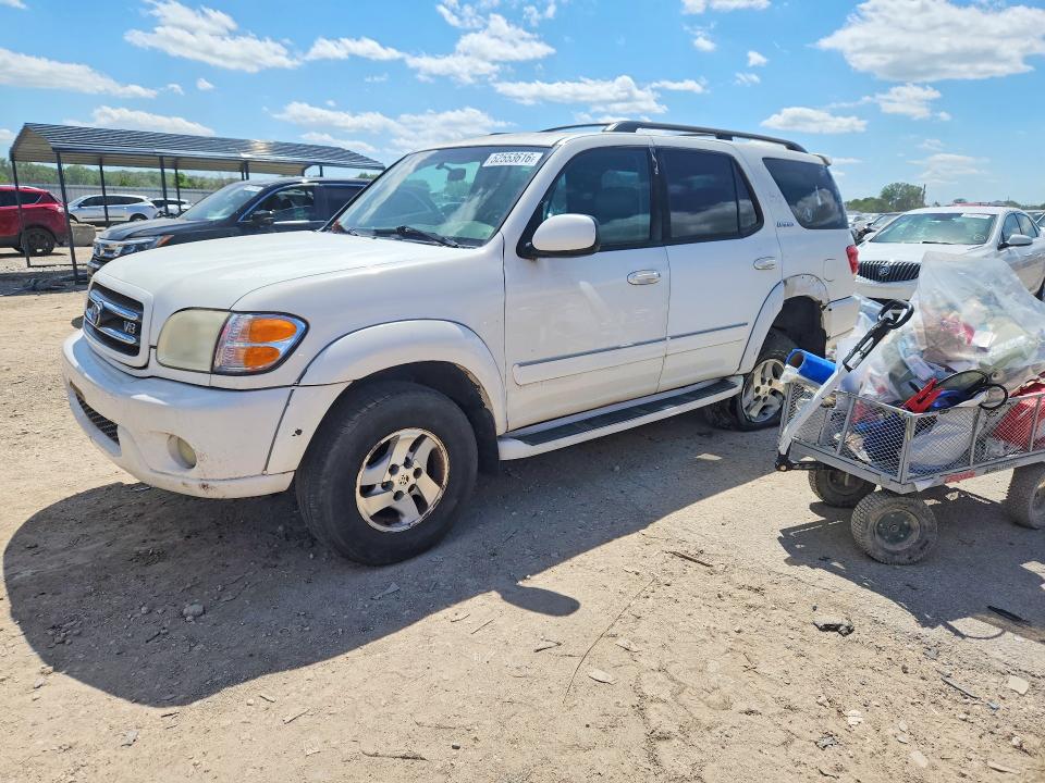 52553616 :رقم المزاد ، 5TDBT48A62S088685 vin ، 2002 Toyota Sequoia مزاد بيع
