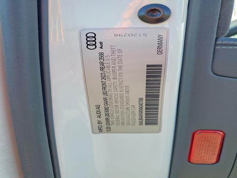 Продажа на аукционе авто 2021 Audi S4, vin: WAUB4AF4XMA040788, номер лота: 52926176